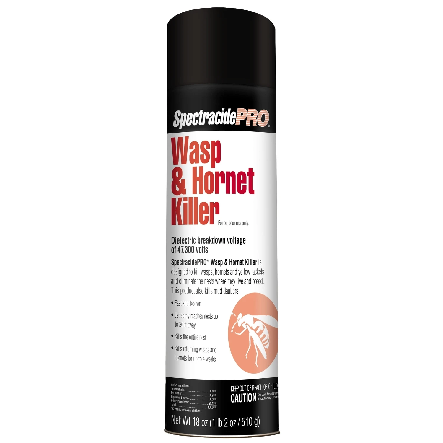 Spectracide HG-30110 Pro Wasp and Hornet Killer, 18 Oz. Aerosol