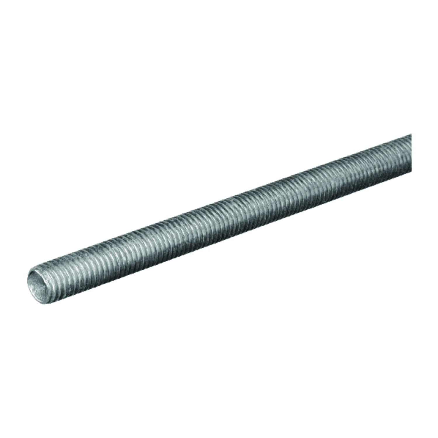 Threaded Steel Rod, Zinc Plated, 18 TPI, 5/16 x 72 In.