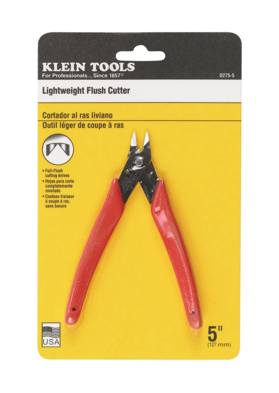 Klein Tools D275-5 Cutting Plier, 16 AWG Cutting Capacity