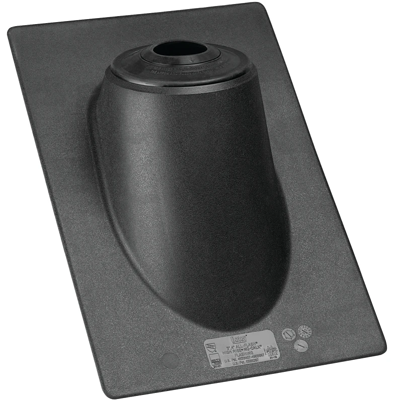 All-flash High-rise 3 In. To 4 In. Thermoplastic Roof Pipe Flashing