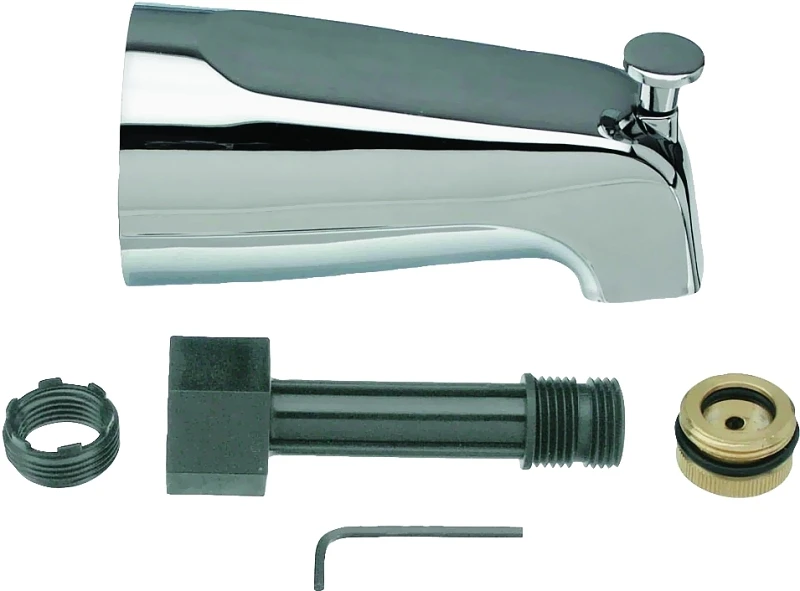 6 In. Universal Fit Chrome Bathtub Spout With Diverter - Model 88703