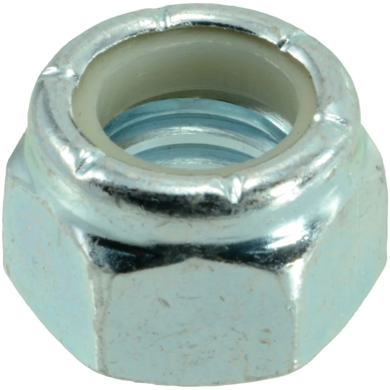 03652 Locknut Hex Zinc Nylon 7/16-14 Coarse Thread (50 Pieces)
