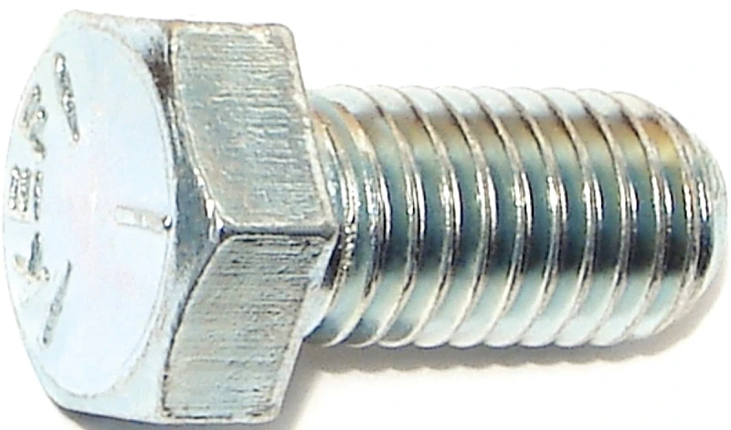 1/2-13 X 1 In Zinc Hex Cap Screws, Grade 5, 50 Pk, Model 00334
