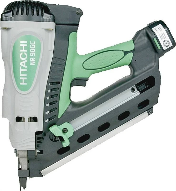Hitachi Nr90gc2 Gas Strip Cordless Framing Nailer, 2-3-1/2 In, 34 Degree