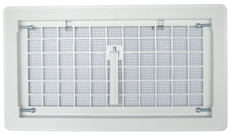 Automatic Vent 500wh Manual Foundation Vent With Damper, White, 8x16 Opening