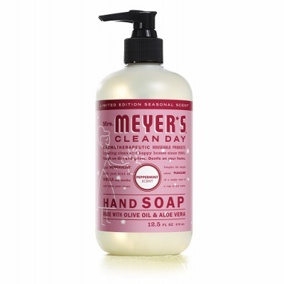 Mrs. Meyer's Clean Day Organic Peppermint Scent Antibacterial Liquid Hand Soap 12.5 oz.