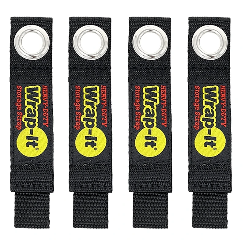 Wrap-It Storage 104-10BX Storage Strap, 1.9 in Dia, 1 in W, 7 in L, Polypropylene, 25 lb Working Load