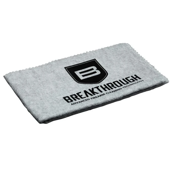 Gun Cleaning Cloth, Gray, 12 x 14 In.