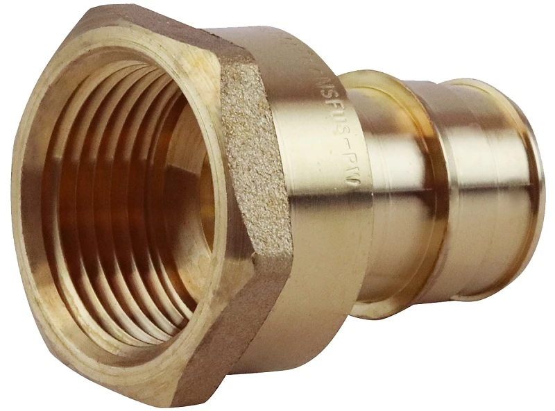 Apollo Epxfa3434 3/4 In. Barb X 3/4 In. Fnpt Brass Pex-a Adapter, Pack Of 50