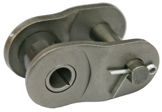 #60 Roller Chain Offset Link, 3-pack, Model 7660030, Steel, 3/4 In. Pitch