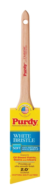 Angular Sash & Trim Paint Brush, Adjutant China White, 2 In.