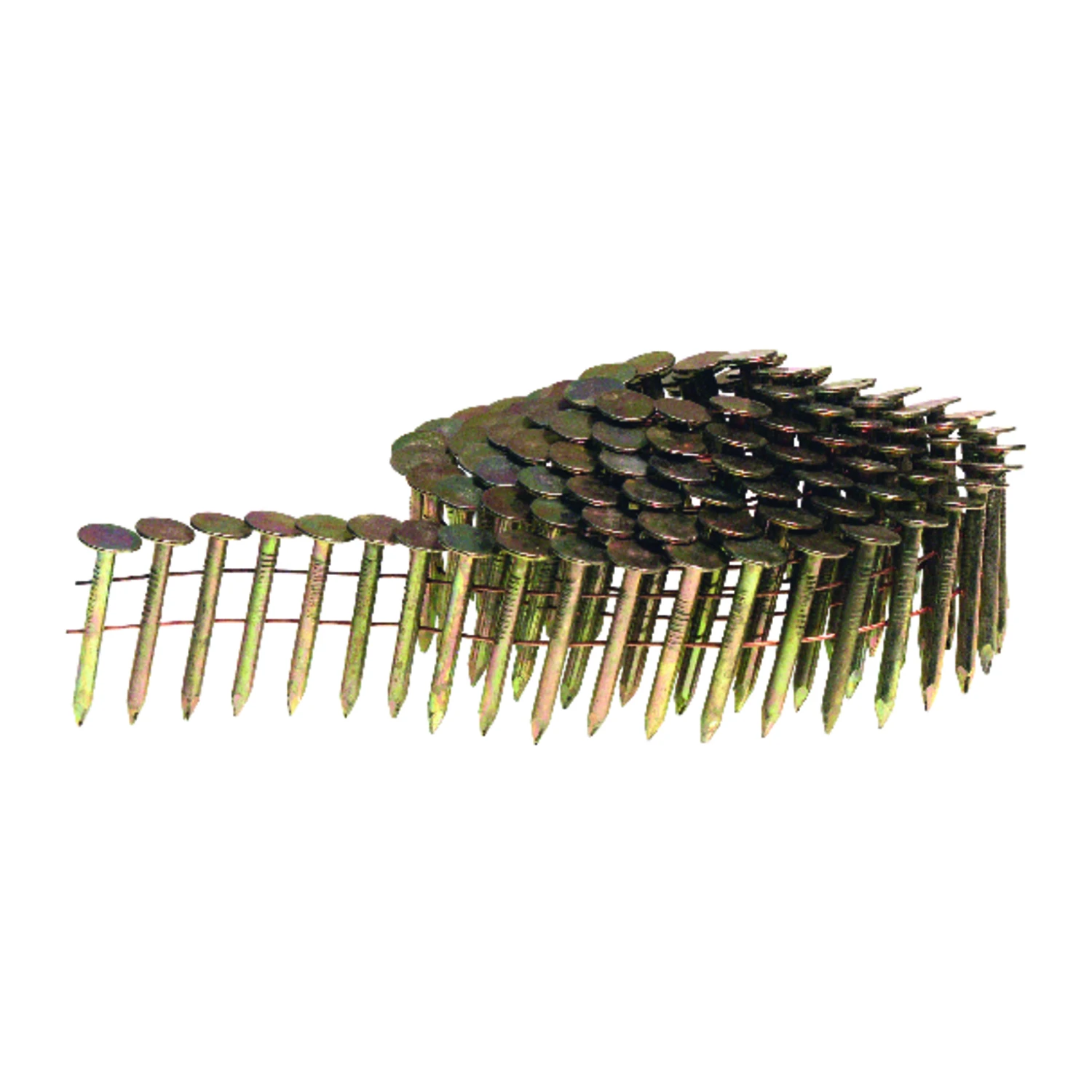 Senco M003104 Roofing Nail, 1-1/4 in L, Steel, Full Round Head, Smooth Shank