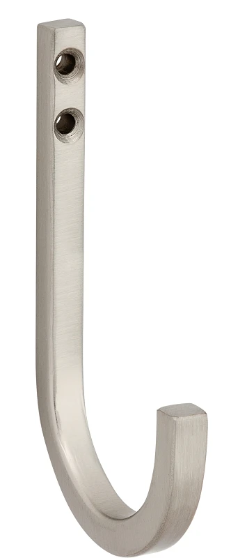 Reed Wall Hook, Satin Nickel