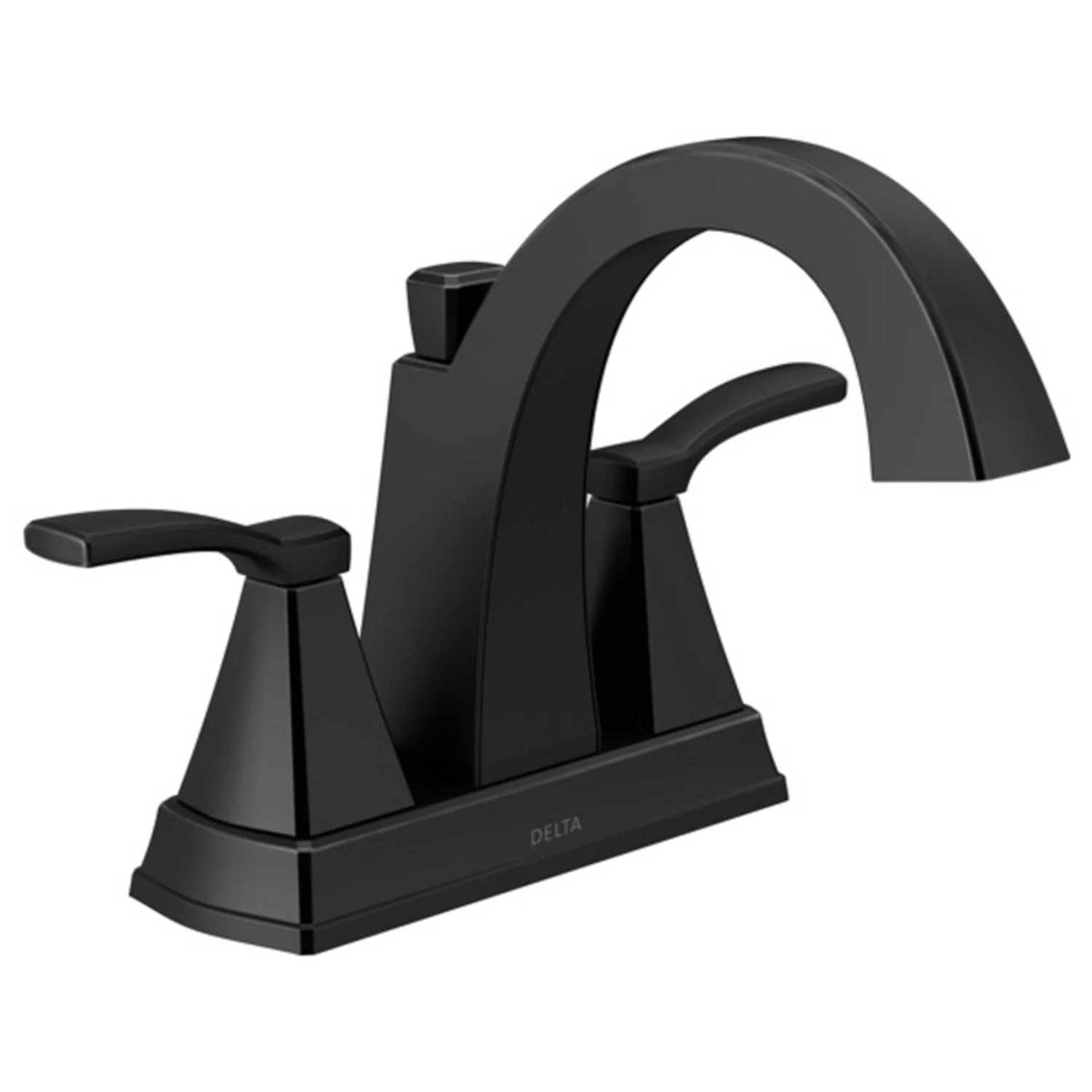 Flynn 2-Handle Bathroom Faucet, Matte Black