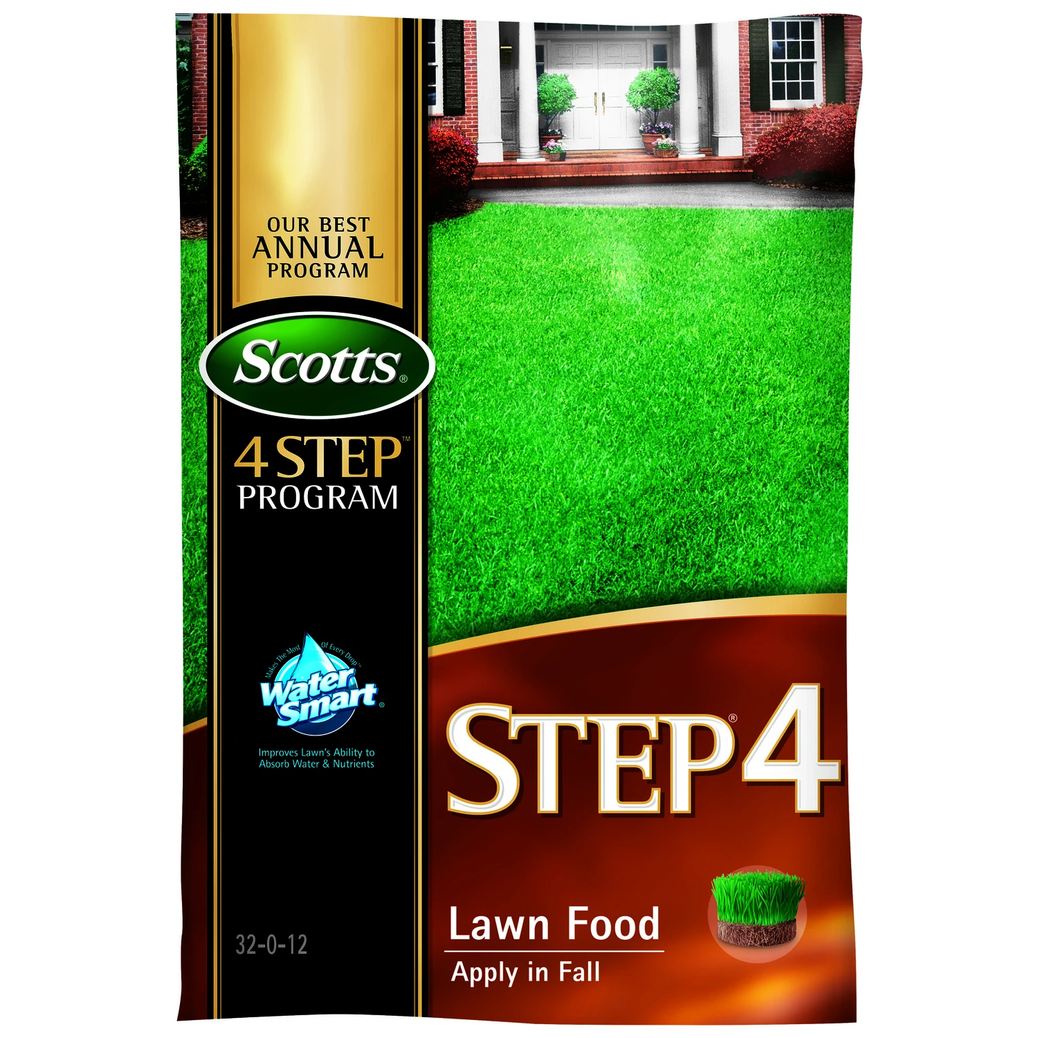 Step 4 Fall Lawn Food, 37.84 Lbs., Covers 15,000 Sq. Ft.