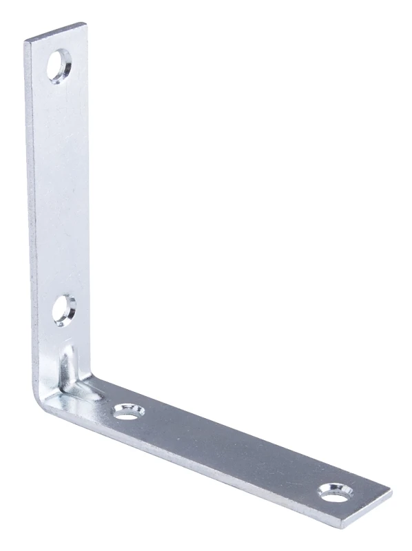 Mintcraft Cb-z04-013l Zinc Corner Brace, 4 X 7/8 In, Pack Of 10