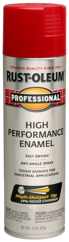 Fast Dry Professional Spray Enamel, Safety Red, 15-oz.