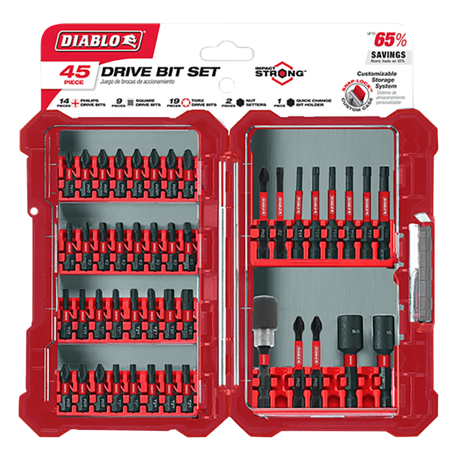 45-Pc Screwdriving Bit Set