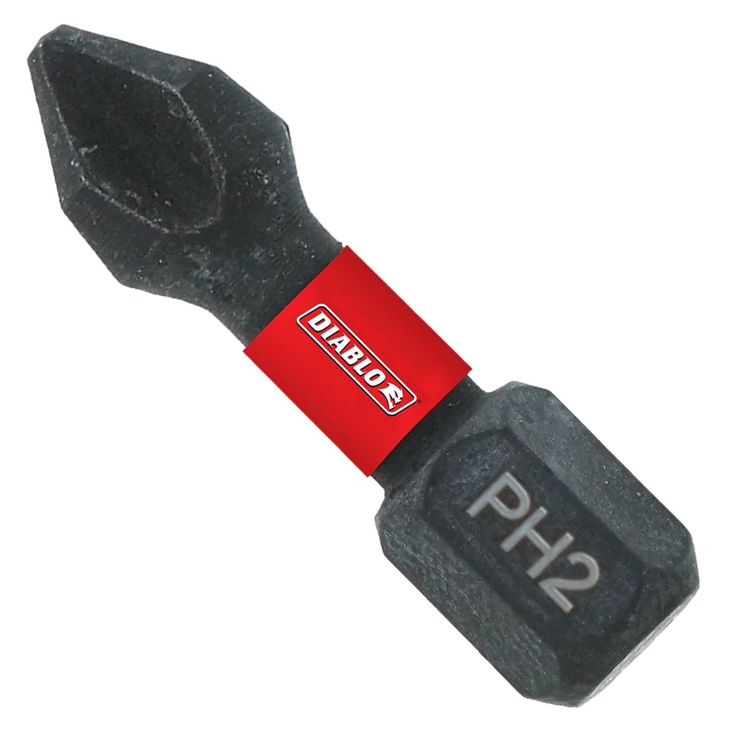 Diablo DPH21P5 Drive Bit, #2 Drive, Phillips Drive, 1/4 in Shank, Hex Shank, 1 in L Diablo DPH21P5 Drive Bit, #2 Drive, Phillips Drive, 1/4 in Shank, Hex Shank, 1 in L