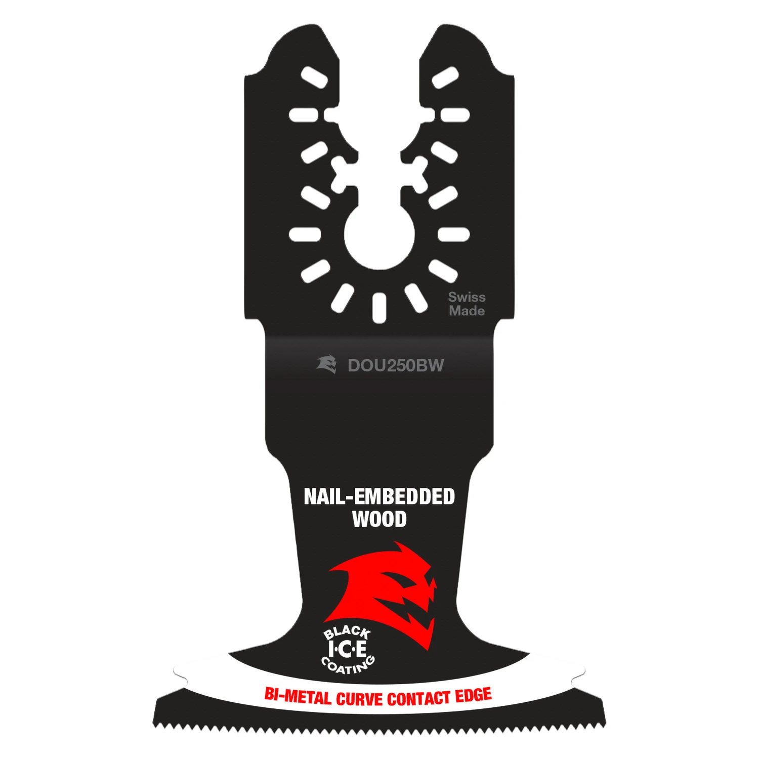 Bi-Metal Oscillating Tool Blade, For Nail-Embedded Wood, 2-1/2-In.