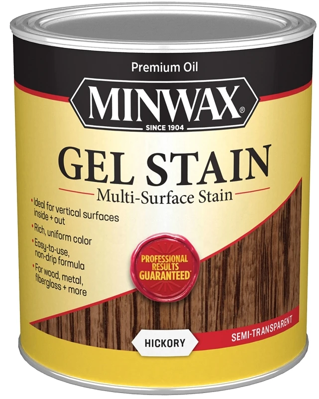 Gel Wood Stain Finish, Hickory, 1-Qt.