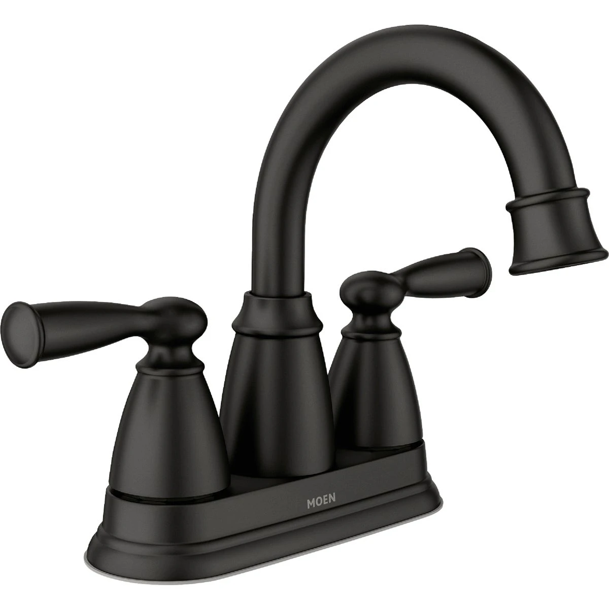 Banbury 2-Handle, High-Arc Bathroom Faucet, Matte Black