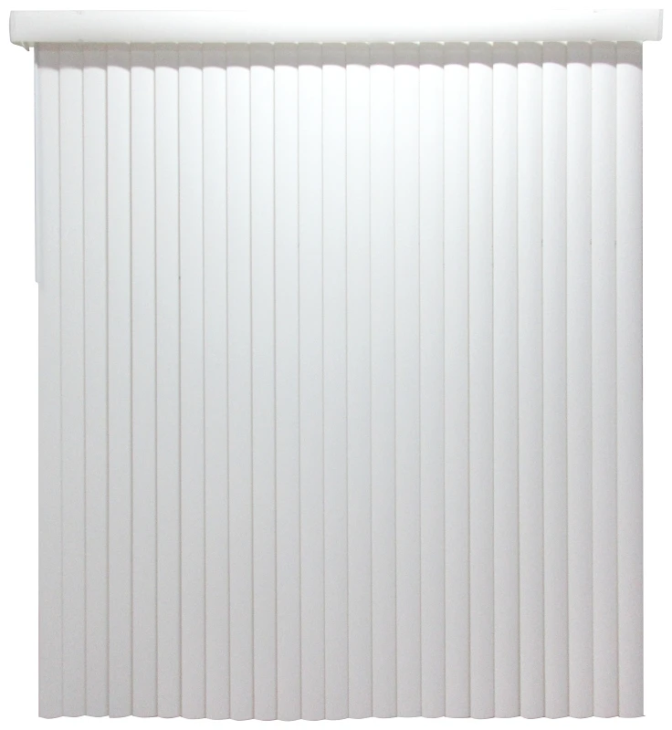 Mbv-78x84-v3l Vinyl Vertical Blind, 78w X 84h In., White, Pack Of 2