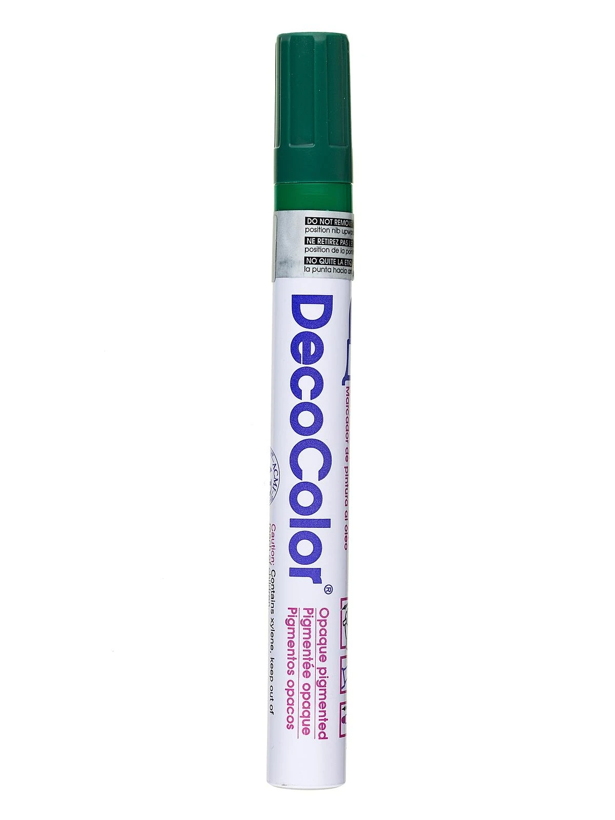 Decocolor 300s-4 Broad Point Green Paint Marker - Opaque Oil-based