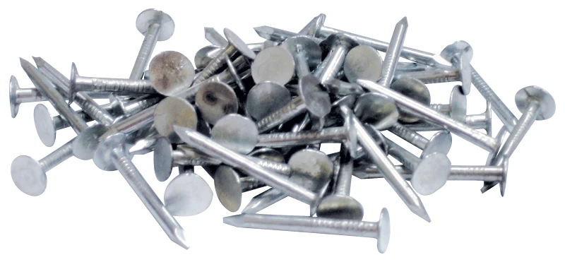 1-1/4 Inch Electro-galvanized Roofing Nails - 50 Pound Bulk Pack