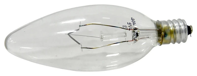 Sylvania 13681 - 40B10C/T/BL/2PK 120V B10 Decor Torpedo Light Bulb