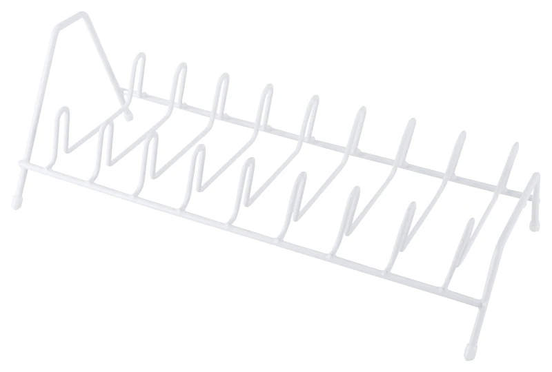 Ji-39w-3l White Steel Lid Storage Rack, 4-3/4 In L X 5-3/4 In W X 14.13 In H