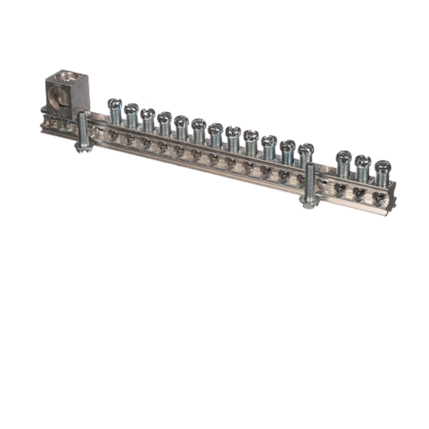 Ec2gb152 15 Terminal 2/0 Lug Ground Bar Kit For 200 Amps 480 Volts
