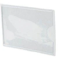 R-vpt-1252 Adhesive Tag Pocket, 1-1/4 X 2 In, Pvc, Pack Of 25