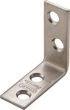 Stanley Hardware 850701 Corner Brace Stainless Steel - 1.5 x .5 In.