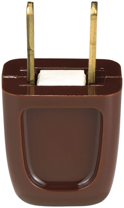 Bp2601-6b-sp Nema 1-15 Easy Installation Plug, Brown, Ul Listed