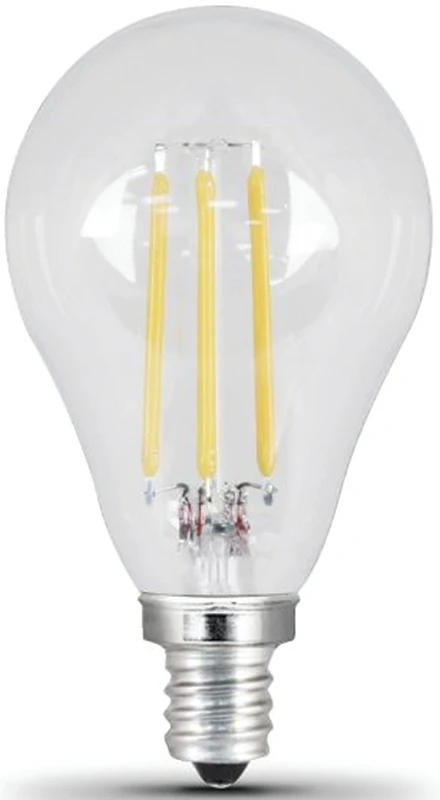 A15 4.5w 5000k Dimmable Led Light Bulb E12 Candelabra 2-pack