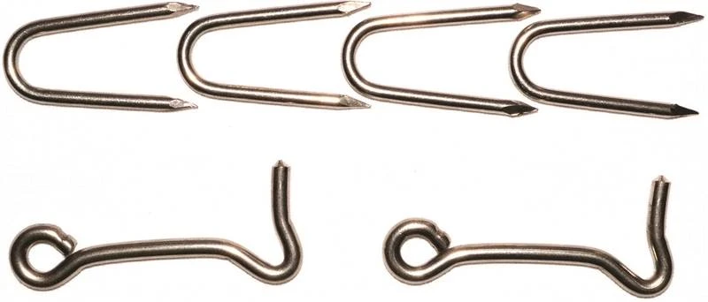 Lr-430s Stainless Steel Staple Plate With Hook, 3 Inch Length