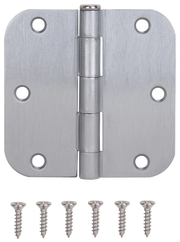 20347scx 3.5-inch Satin Chrome Residential Door Hinge With 5/8-inch Radius