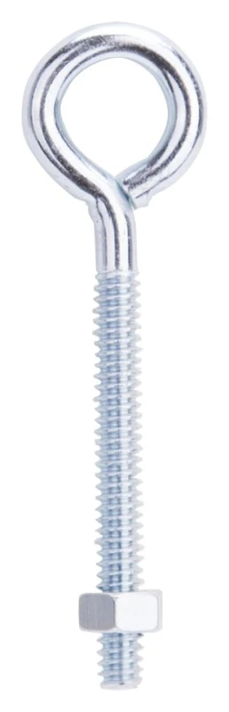 Prosource Mintcraft Lr267 3/16 X 2-1/2 In. Zinc Eye Bolt With Nuts (pack Of 20)