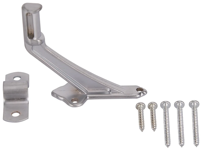 Mintcraft 61-z086 Satin Chrome Handrail Bracket - Durable Zinc Die-cast Design