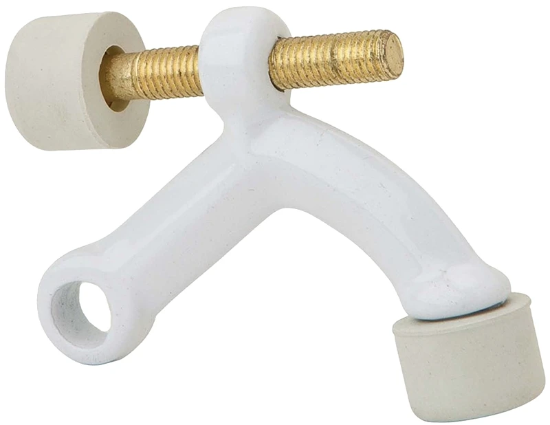 Ives 70a-w White Hinge Pin Door Stop For 85 To 125 Degree Openings