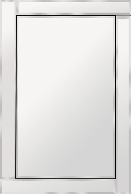 200240 Frameless Fashion Wall Mirror, 31 In W X 24 In H, Pack Of 2