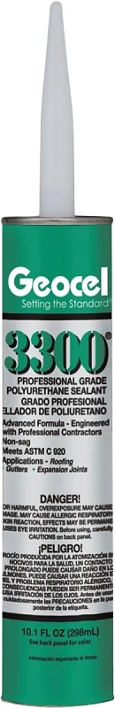68102 3300 Professional-grade Polyurethane Sealant, 10.1 Oz, Gray