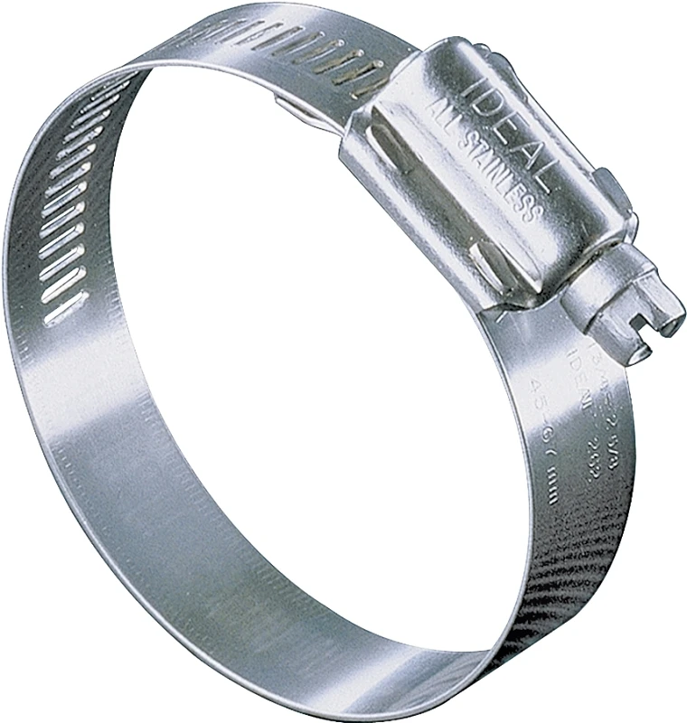 6810453 #104 Stainless Steel Hose Clamp, 5-1/2 To 7 In Range, 10 Pk