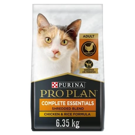 Purina Pro Plan Savor Shredded Blend Chicken & Rice Formula High Protein With Probiotics Dry Cat Food, 14 lbs.