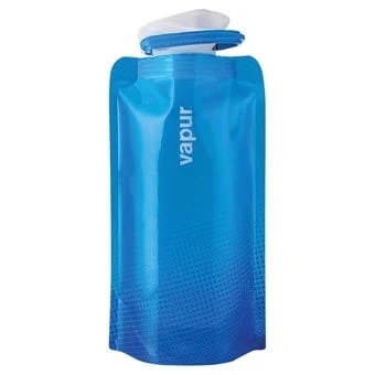 Shades Collapsible Water Bottle 18oz - Cyan Blue Anti-bottle Design