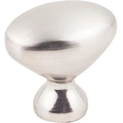 Hardware Resources K460SN-10 Cabinet Knob, Traditional, 1-1/4 in Dia, Zinc, Satin Nickel