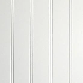 47.75-in X 7.98-ft Beaded White Hardboard Wall Panel - Paintable Decorative Panel