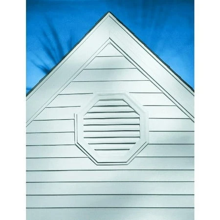 18 Inch White Octagon Gable Vent Model Octgv18 Pw