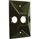 Brz Outdoor Weatherproof Electrical Box Cover 5989-2 For Outdoor Use